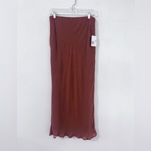 Forever 21 Rich Brown Maxi Skirt